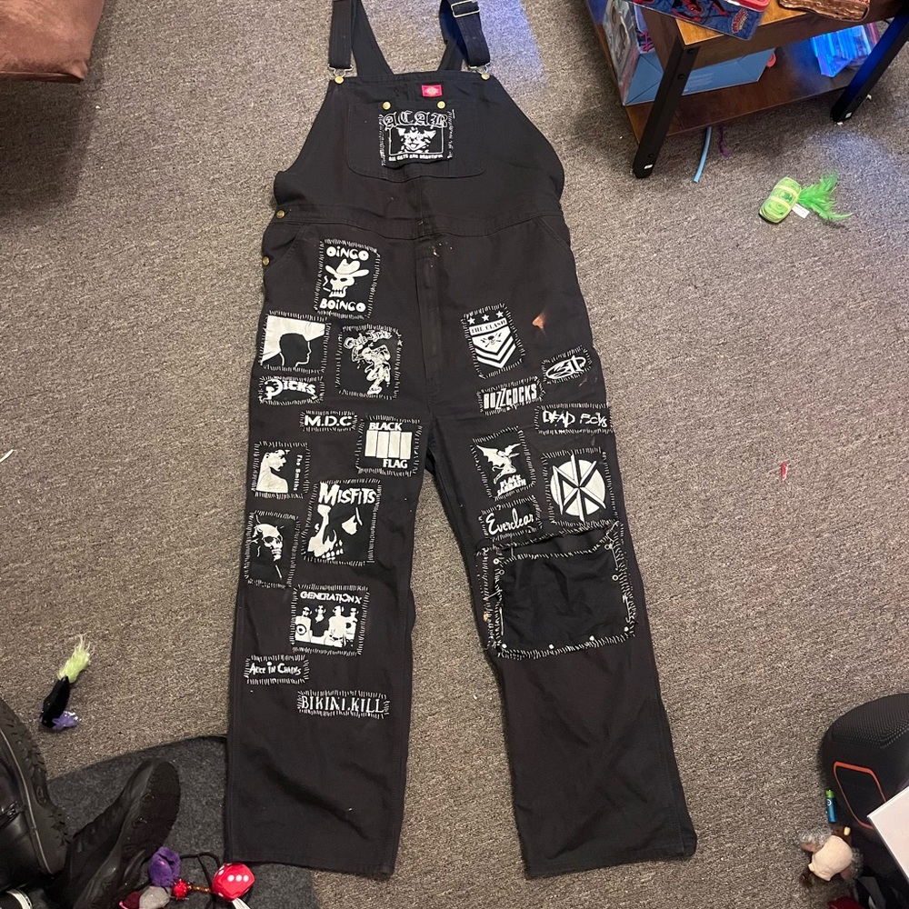 Black Patch Overalls Punk Bands